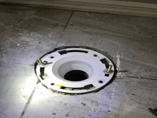 Replaced a Broken Toilet Flange in Carrollwood, FL